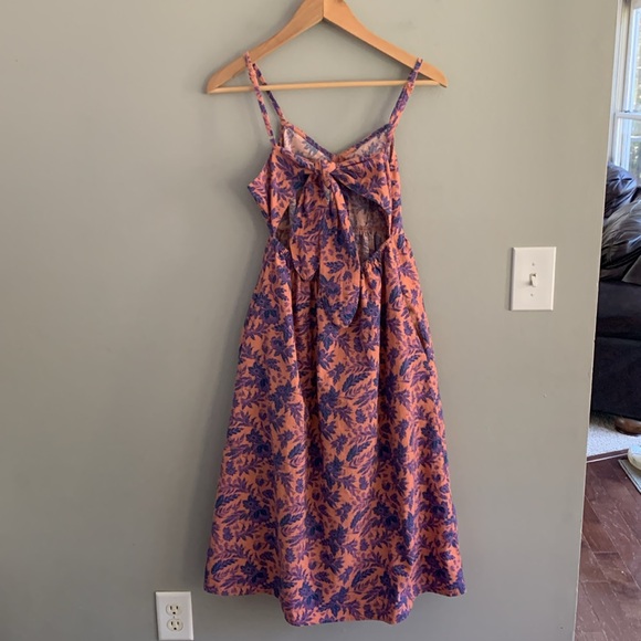 Universal Thread Floral Midi Cotton Sundress with Pockets - Picture 2 of 4
